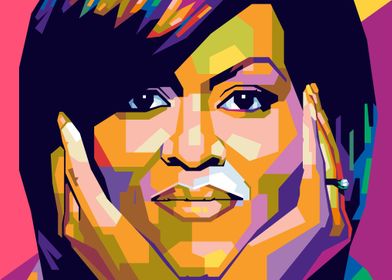 Michelle Obama Pop Art