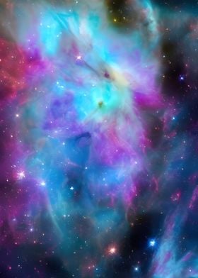 Colorful nebula