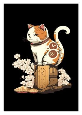 Japanese Cat Kimono