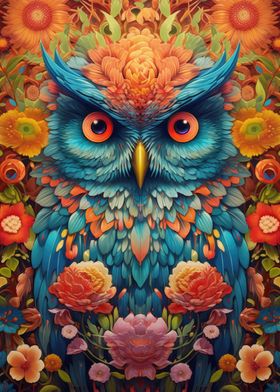 Owl Flower Portrait 2