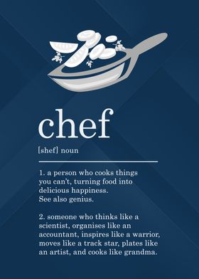 Funny Chef Definition Cook