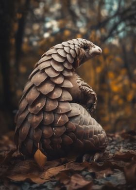 Sleepy pangolin