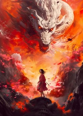 white dragon fire