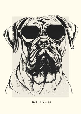 Bull Mastiff Illustration