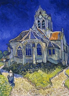 The Church at Auvers 1890