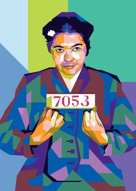 Rosa Parks Pop Art