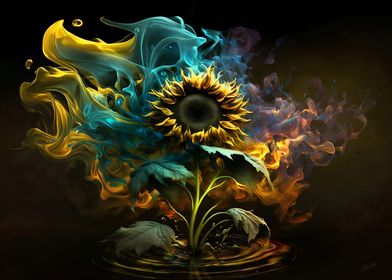 Abstract Sunflower