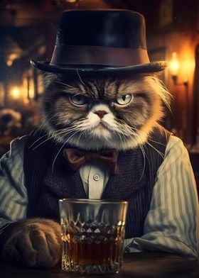 Gentleman Grumpy Cat 