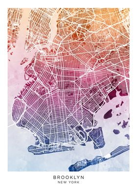 Brooklyn New York Map