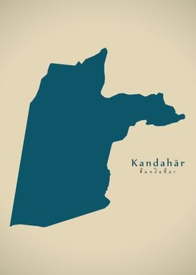 Kandahar province map