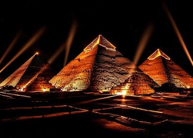 Lightning pyramids