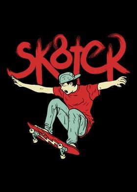 Skater Boy Gift Sk8er