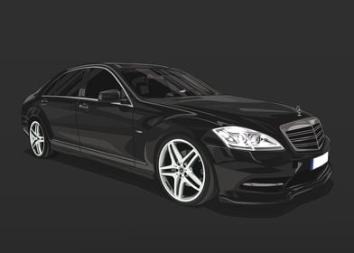 Mercedes S Class W221 Grey