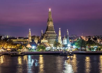 Bangkok Wat Arun Sunset