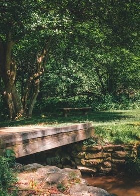 Bridge over a small creek 