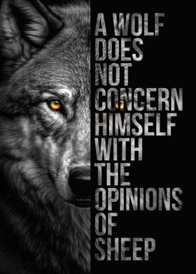 Wolf Animal Motivational