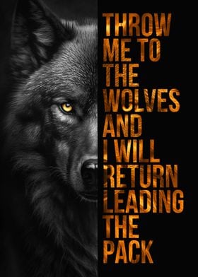 Animal Wolf Motivational