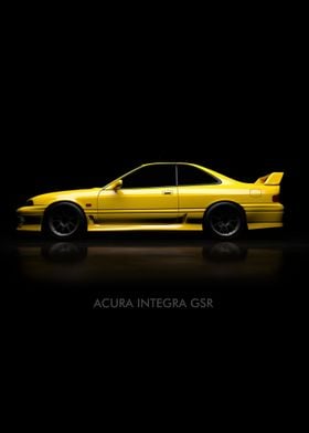 Integra GSR Yellow bright