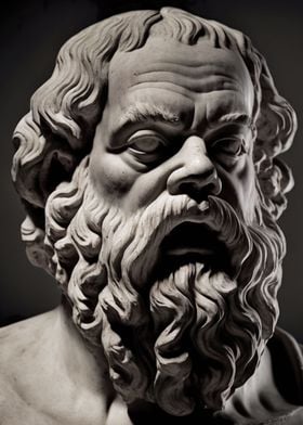 Socrates Portrait Artwork