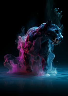 Panther Water Neon Smoke