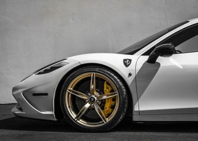 Ferrari White Car