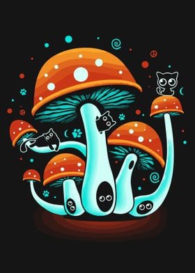 Mushroom Cat