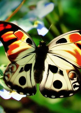 A colorful butterfly