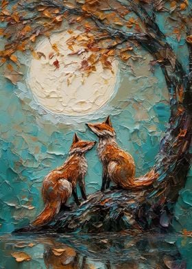 Fox in love 