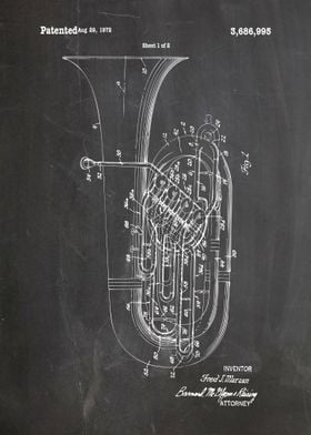 Tuba patent 1972