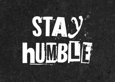 Stay Humble Motivation