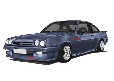 Opel Manta GSi Estorilblue