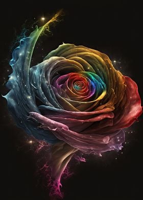 rainbow rose