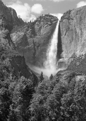 Waterfall Natural Scenery