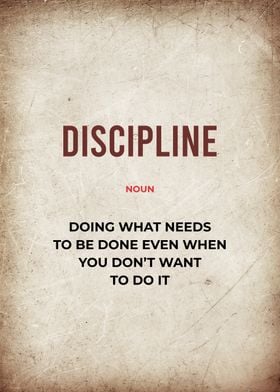 discipline definition