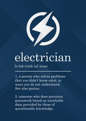 Funny Electrician Sign