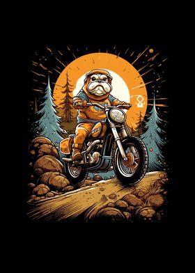 Dirt Bike Bulldog Biker