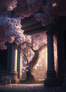 Cherry Blossom Japan Art