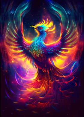 Mystical Flames Phoenix