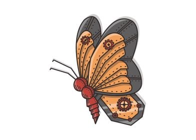 Butterfly Steampunk Style