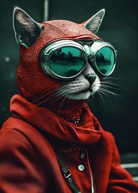 Red Riding Hood Cat