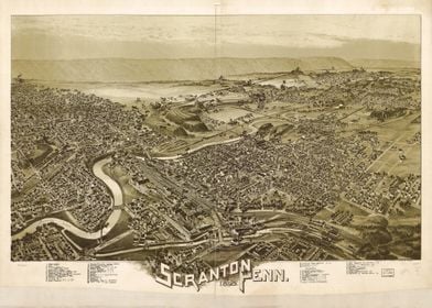 Scranton PA 1890