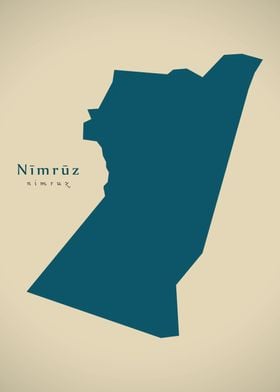 Nimruz province map