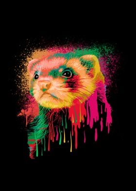 Ferret Water Art