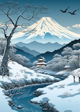 Posters - Pictures, Metal | Prints, Paintings Online Displate Mount Shop Fuji Unique