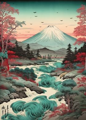 Vintage Mount Fuji