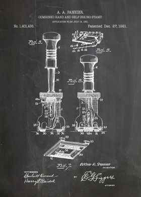 self inking stamp patent