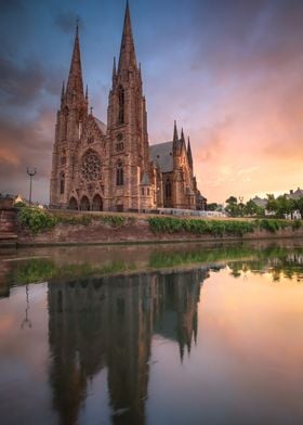 Golden hour in Strasbourg