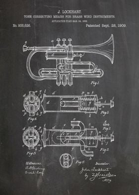 Brass patent 1909