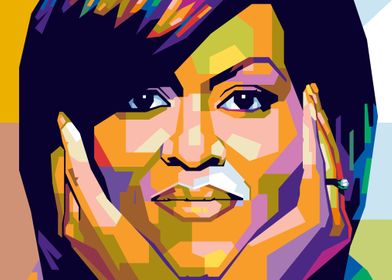 Michelle Obama Pop Art