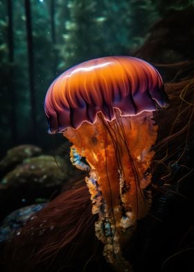 Peaceful jellyfish